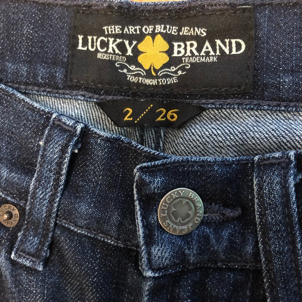 Lucky Brand Stark Sweet N Straight Jeans Size 2 26 Style 7W10811 - Picture 6 of 11